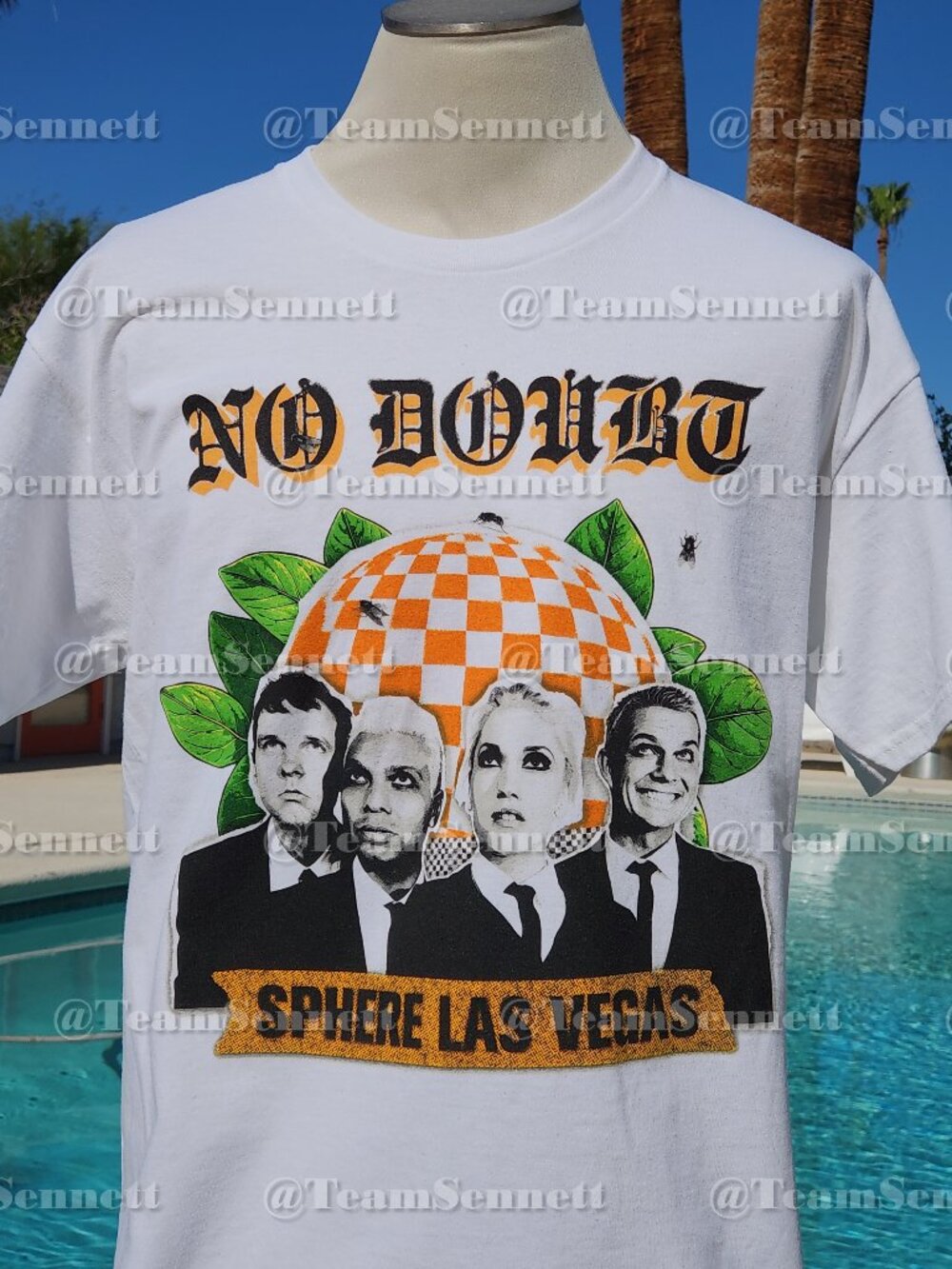 No Doubt Sphere Shirt // White Short Sleeve // Las Vegas Residency 2026